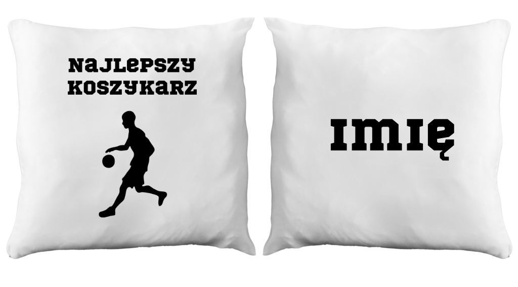 Poduszka z nadrukiem "Najlepszy Koszykarz" - koszykówka #8