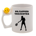 Kubek z piłką 330 ml i grafiką "NAJLEPSZA TENISISTKA" #3