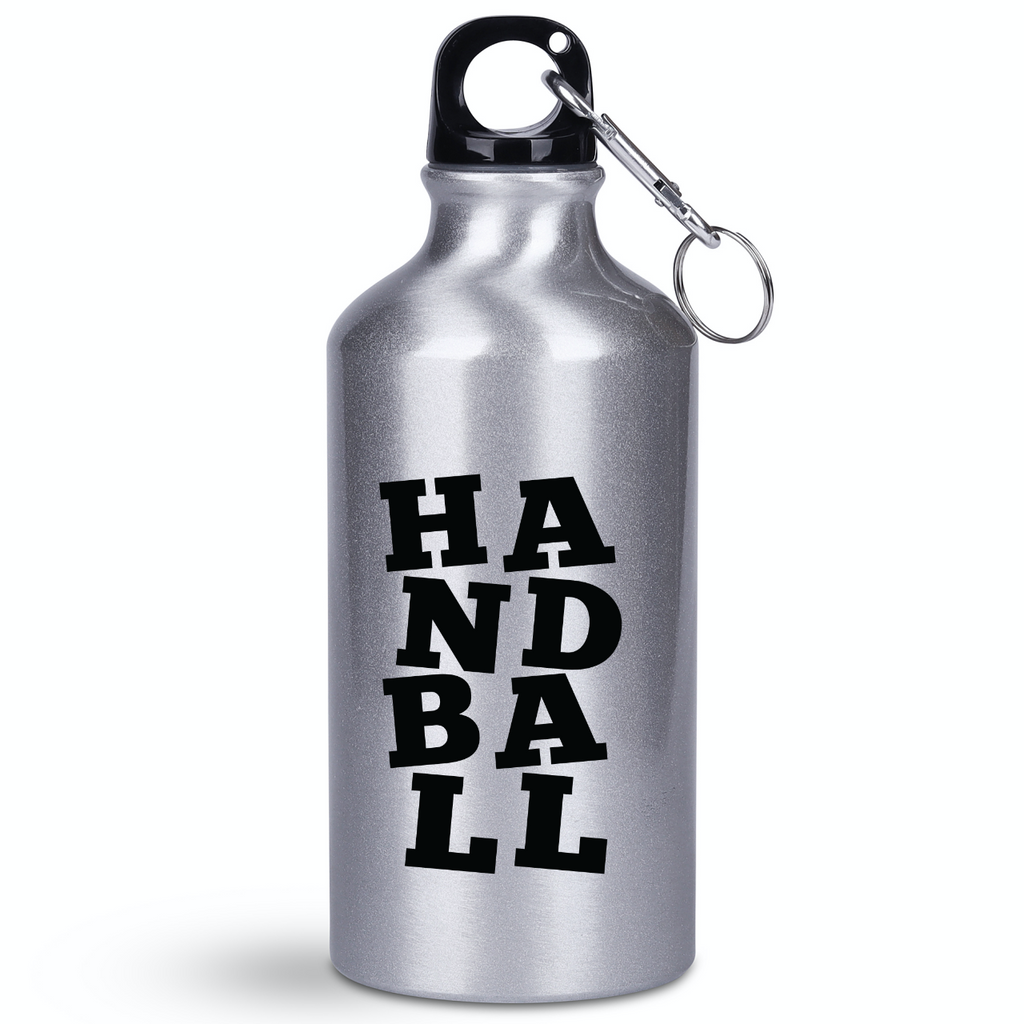 Srebrna butelka 400 ml napis "HANDBALL" #2
