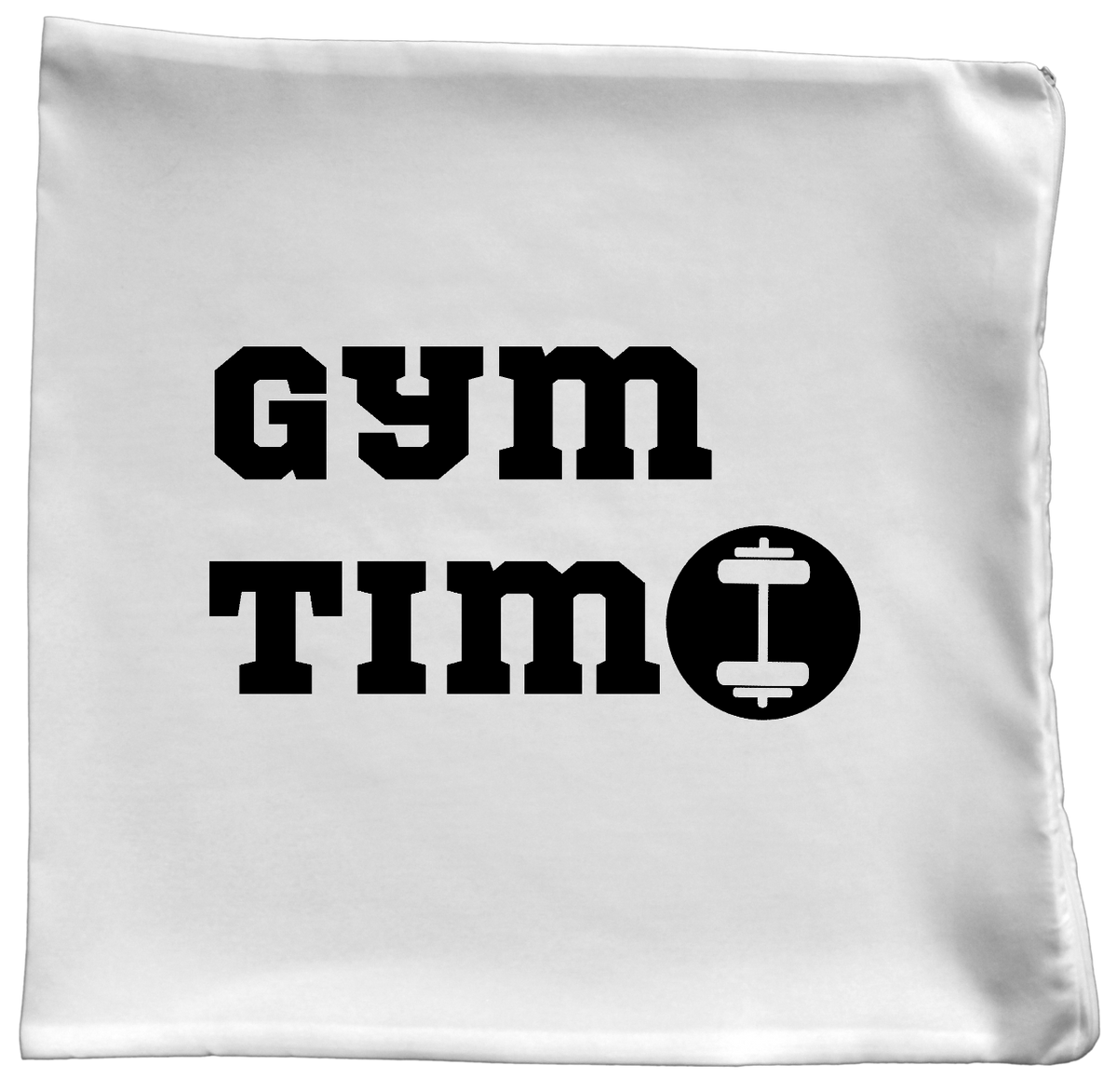 Poduszka z nadrukiem "Gym Time" - siłownia #1