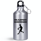 Butelka srebrna 400 ml z nadrukiem "Najlepszy Koszykarz" #5