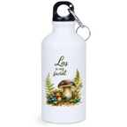 Butelka biała 400 ml z nadrukiem „Las to mój świat” – na grzyby #9