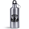 Bidon srebrny 500 ml z nadrukiem „Najlepsza Grzybiarka” – na grzyby #3