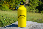 Butelka żółta 600 ml z nadrukiem „Kocham Bieszczady” – góry #3