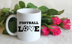 Kubek biały z nadrukiem "Football Love" – piłka nożna #8