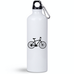 Butelka biała 800 ml na rower z grafiką roweru oraz dowolnym imieniem – dla rowerzystów #12