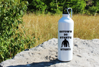 Bidon męski biały 800 ml z nadrukiem "Gotowy do startu, start!" – bieganie #6