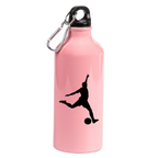 Butelka różowa 600 ml z grafiką piłkarzem i imieniem do wyboru #7