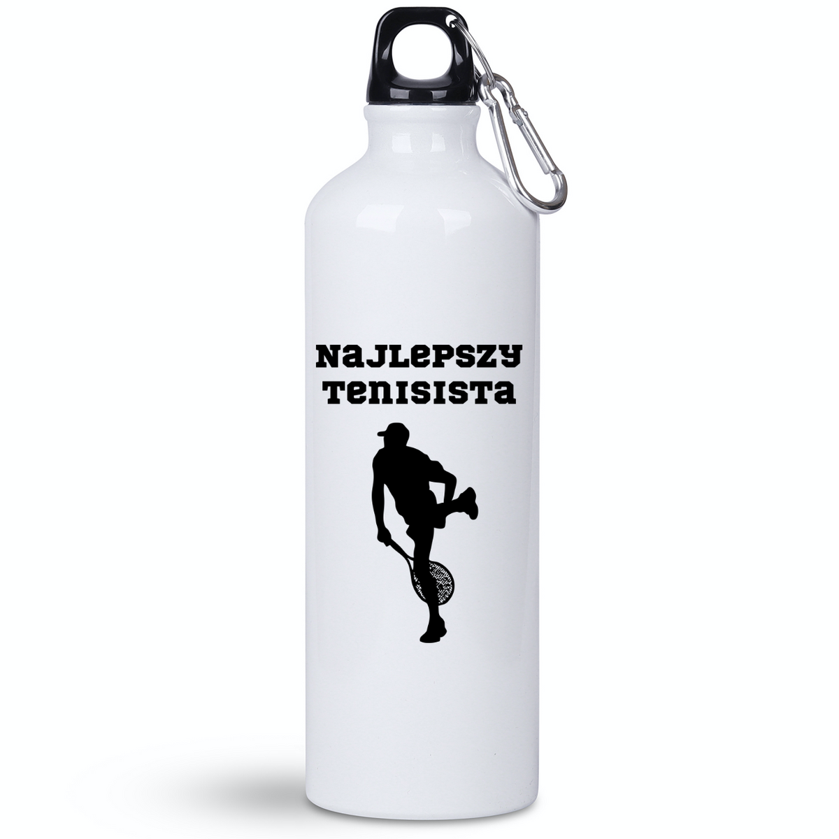 Bidon biały 800 ml z napisem "Najlepszy Tenisita" #2