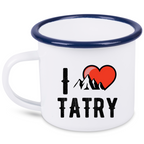 Kubek biały emaliowany z nadrukiem „I love Tatry” – Zakopane, Podhale #10