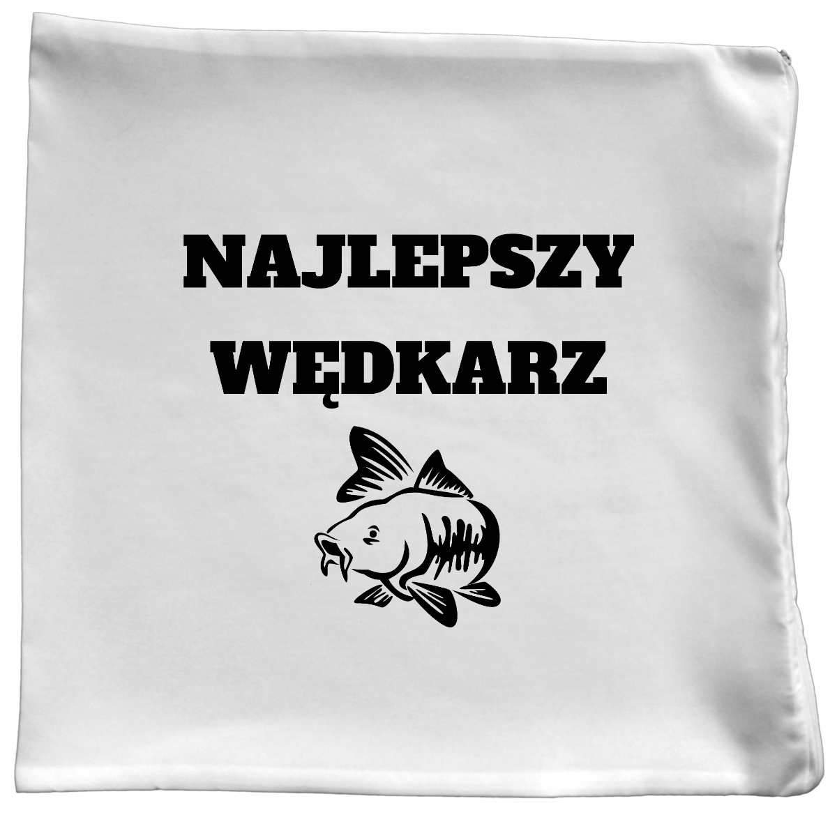 Poduszka z nadrukiem "Najlepszy wędkarz" - wędkarstwo #7