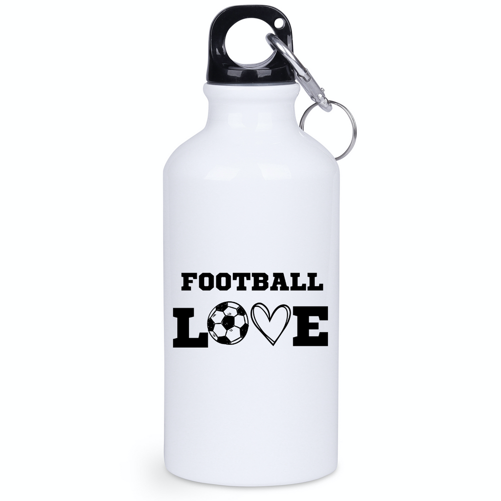 Bidon biały 400 ml dla kibica piłki nożnej z napisem "FOOTBALL LOVE" #14