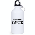 Bidon biały 400 ml dla kibica piłki nożnej z napisem "FOOTBALL LOVE" #14