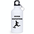 Bidon biały 400 ml z napisem "Super Napastnik" – piłka nożna #8