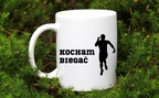 Kubek biały dla biegacza z nadrukiem "Kocham Biegać" #3