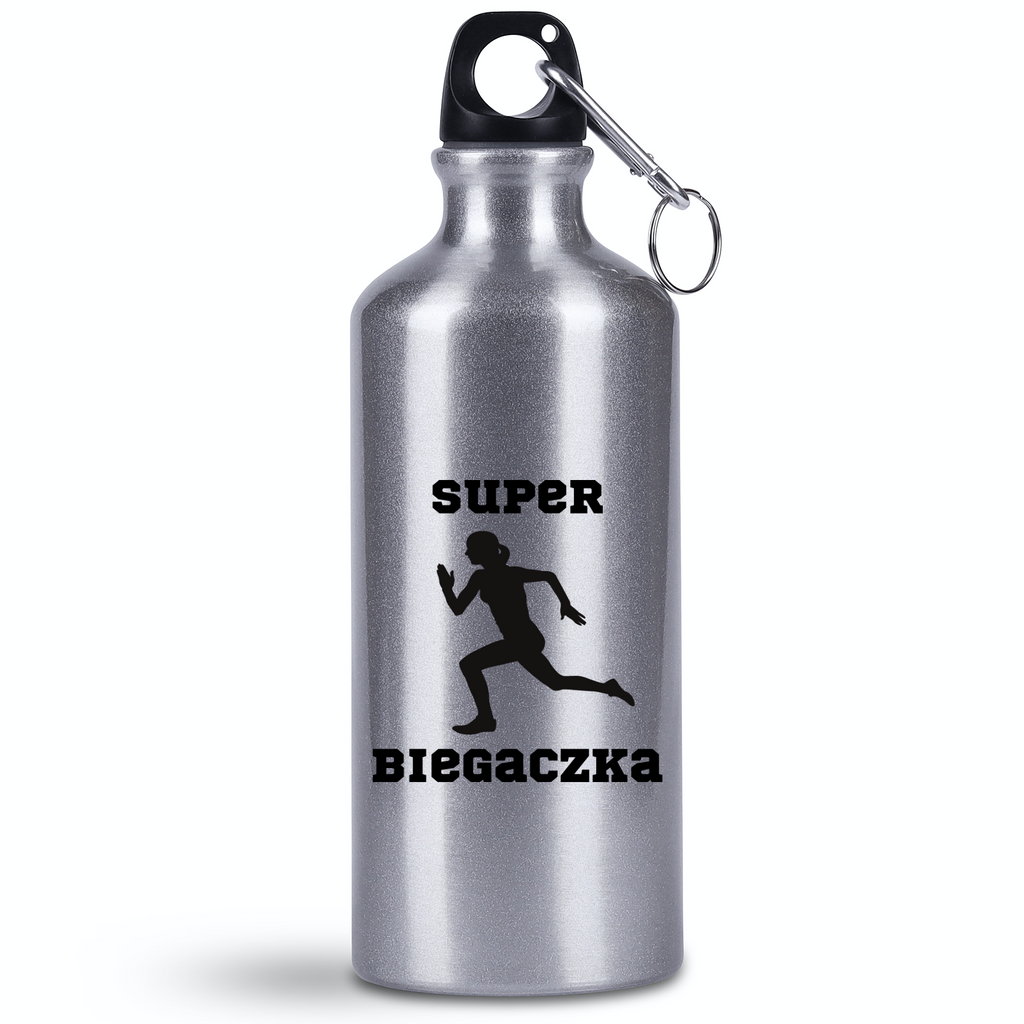Bidon 500 ml z nadrukiem "Super Biegaczka" – bieganie #7