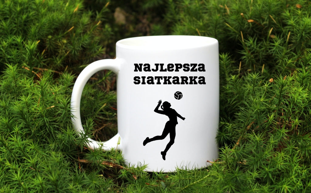 Kubek biały z nadrukiem "Najlepsza Siatkarka" #6