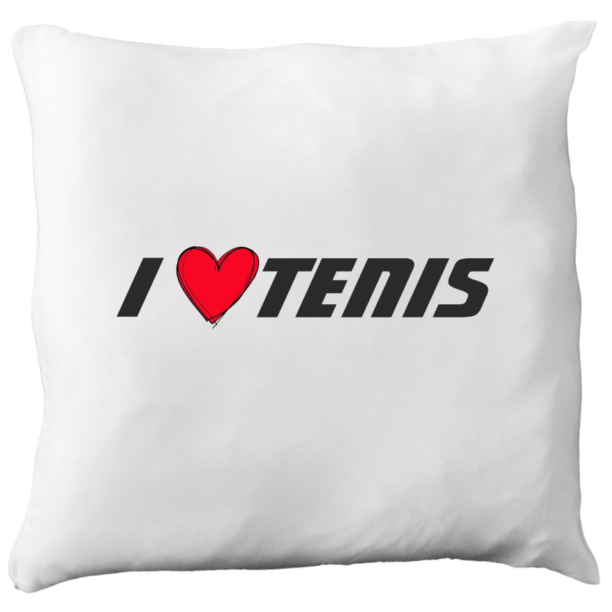 Poduszka z napisem "I LOVE TENIS" #4