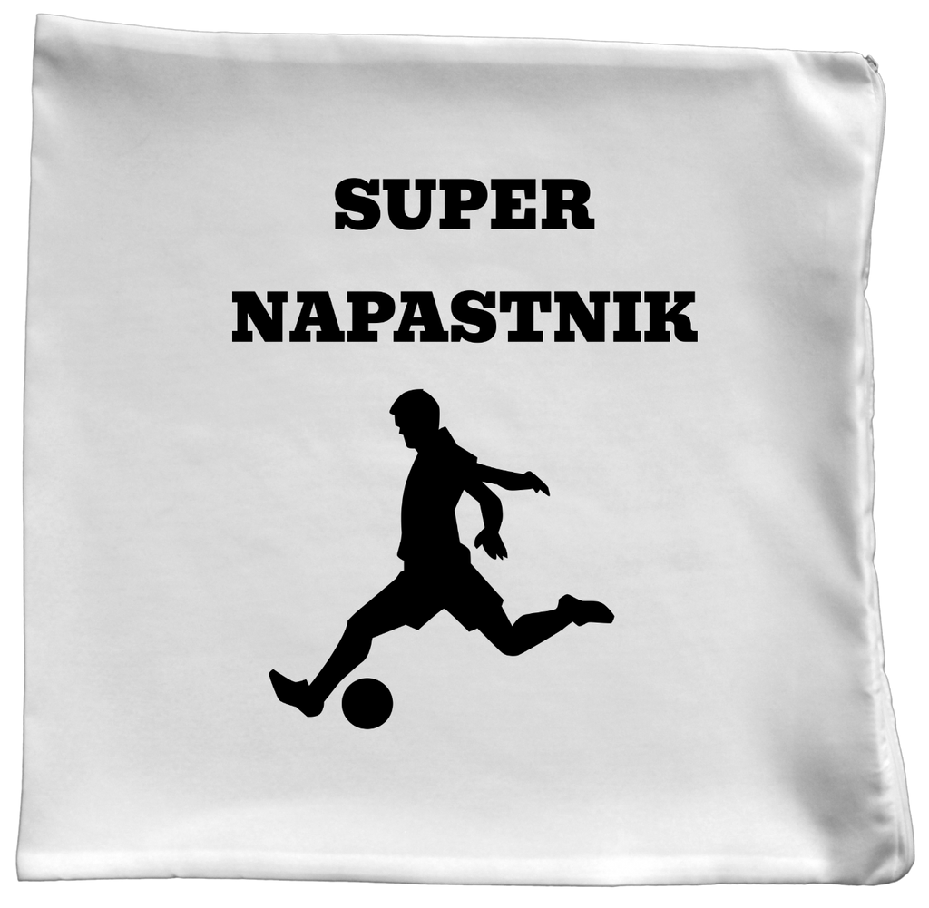 Poduszka z nadrukiem "Super Napastnik" – piłka nożna #11