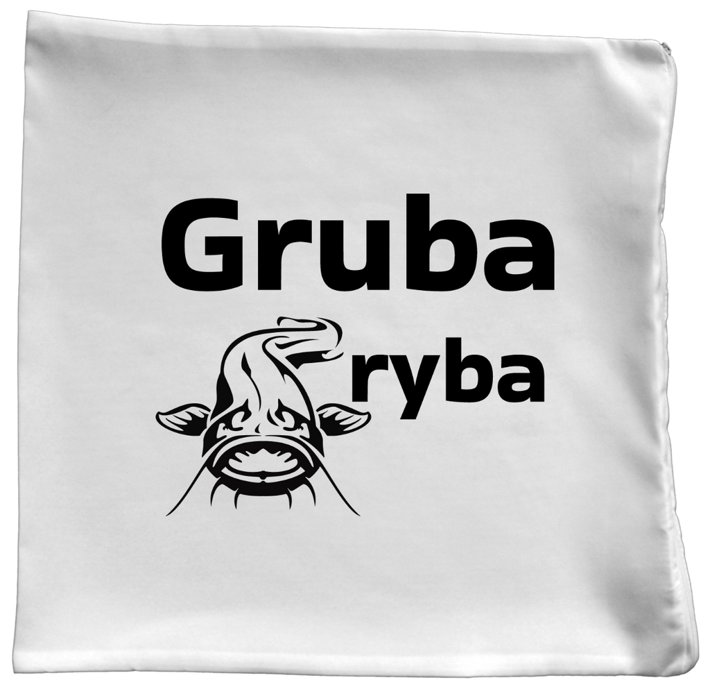 Poduszka z nadrukiem "Gruba ryba" - wędkarstwo #11