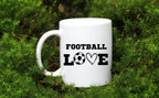 Kubek biały z nadrukiem "Football Love" – piłka nożna #8