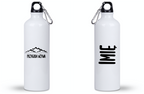 Butelka biała 800 ml z grafiką „Przygoda wzywa” – podróże, travel #7