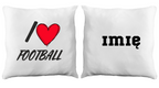 Poduszka z nadrukiem "I LOVE FOOTBALL" – piłka nożna #4