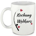 Kubek biały z nadrukiem: "Kochany Wędkarz" - wędkarstwo #2