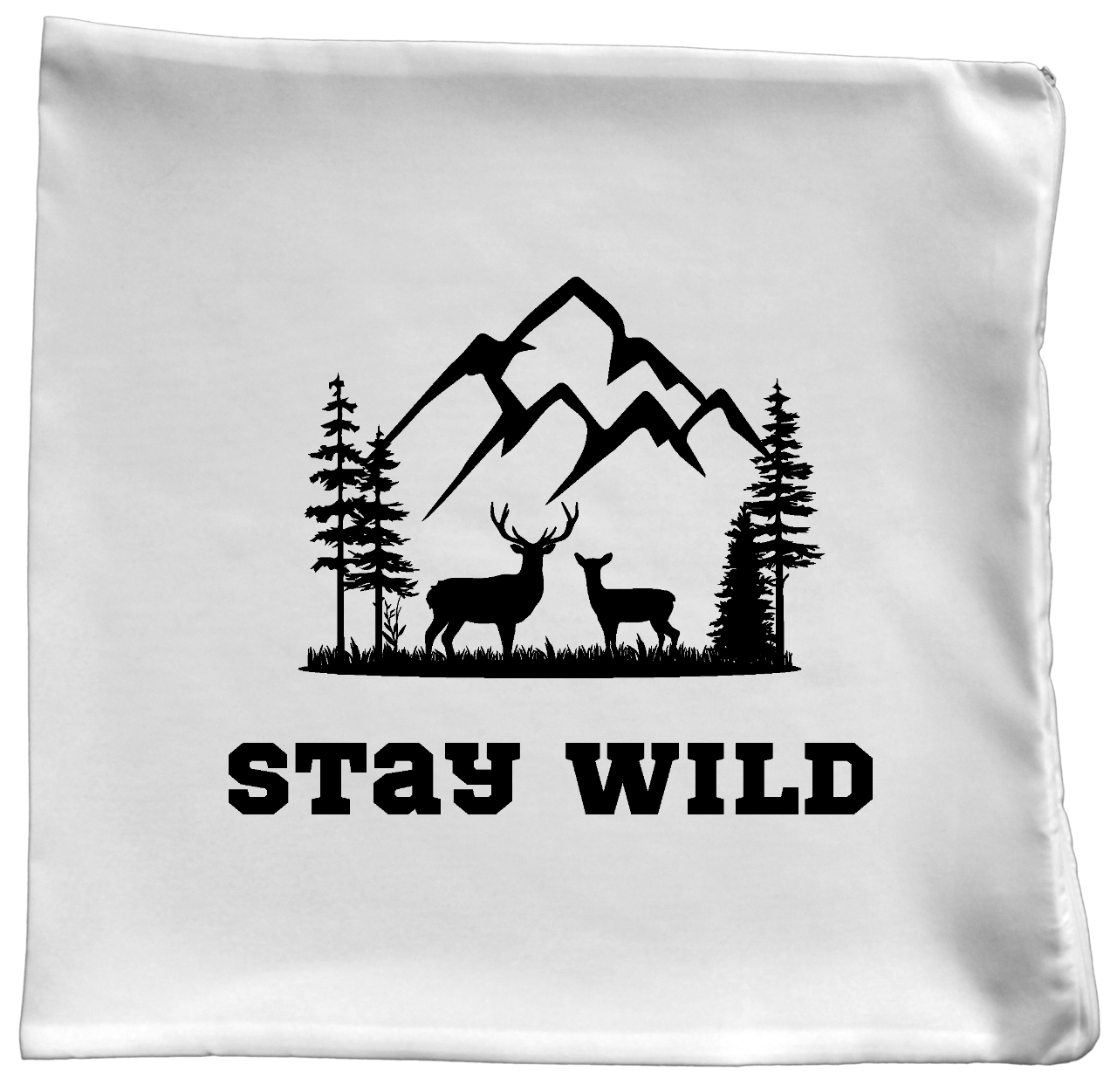Poduszka z nadrukiem „Stay wild” – podróże, przygoda #8