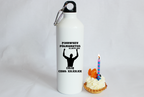 Bidon biały 800 ml pamiątka po półmaratonie + imię i czas – bieganie #8