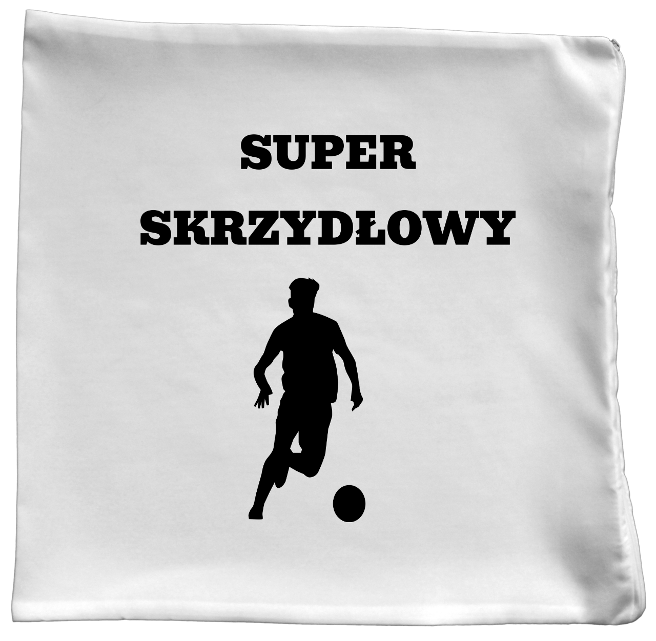 Poduszka z nadrukiem "Super Skrzydłowy" – piłka nożna #12