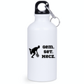 Butelka biała 400 ml z napisem "Gem Set Mecz" – męska #9