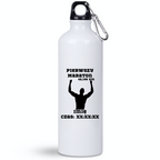 Bidon biały 800 ml pamiątka po maratonie + imię i czas – bieganie #9