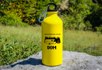Butelka żółta 600 ml z nadrukiem "Gdzie zaparkujesz, tam jest dom" – camping, namiot, podróże #7