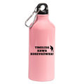 Butelka różowa 600 ml z napisem "Trening Kawa Koszykówka!" #1