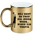Kubek złoty z nadrukiem dla koszykarza - koszykarz #2