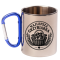Kubek niebieski karabińczyk "Najlepsza Grzybiarka" - na grzybobranie #1