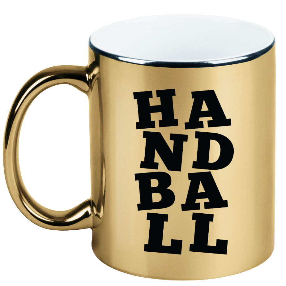 Kubek złoty z napisem "HANDBALL" #3