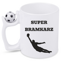 Kubek z piłką i nadrukiem "Super Bramkarz" – piłka nożna #15