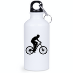 Butelka biała 400 ml z grafiką roweru oraz imieniem do wyboru – dla rowerzysty #6