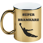 Kubek biały z nadrukiem "Super Bramkarz" – piłka nożna #12