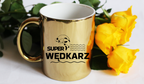 Kubek złoty z nadrukiem "Super wędkarz" – wędkarstwo #4