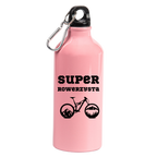Butelka różowa 600 ml z nadrukiem "Super Rowerzysta" - rower #8