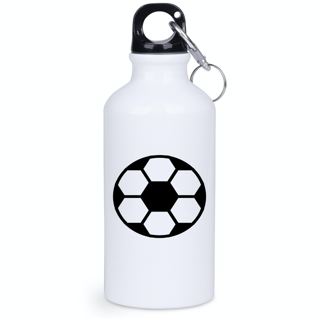 Bidon biały 400 ml z grafiką piłki i własnym imieniem do wyboru #10