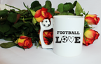 Kubek z piłką i nadrukiem "FOOTBALL LOVE" - piłka nożna #8