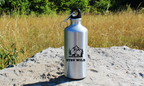 Bidon srebrny 500 ml z nadrukiem „Stay wild” - przygoda, przyroda, eskapada #7