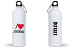 Butelka biała 800 ml z nadrukiem "I LOVE FOOTBALL" – piłka nożna #3