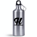 Butelka srebrna 500 ml z napisem "I Love Handball" i literą H #3