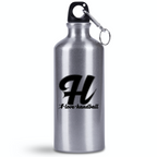 Butelka srebrna 500 ml z napisem "I Love Handball" i literą H #3