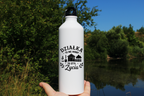 Butelka biała 800 ml z nadrukiem „Działka to nie hobby, to styl życia” – działka, ogród #7